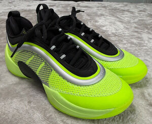 Adidas D.O.N. Issue 6 Outer Limits Black Neon Green Sneakers Mens Size 7 JQ2252